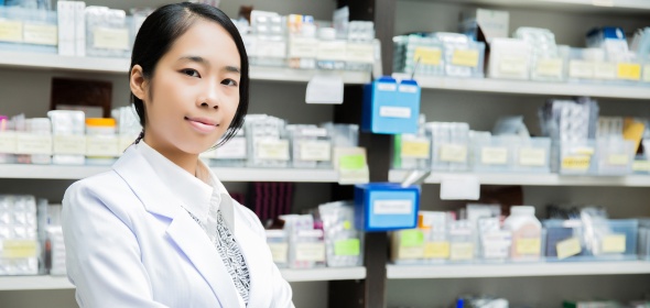 Photo of a young pharmacist