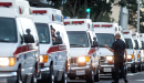 ambulances line up in the US health care system